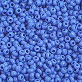 10/0 Preciosa Seed Beads Opaque Medium Blue